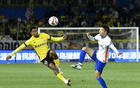 山東泰山客勝青島西海岸，5-1，謝文能進(jìn)球。