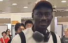 恩拉沃抵滬，初印象“瘦高”