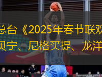 春光作序，萬物和鳴。昨天，中央廣播電視總臺《2025年春節(jié)聯(lián)歡晚會》在京舉行新聞發(fā)布會，介紹節(jié)目和技術創(chuàng)新亮點，官宣主持人陣容。任魯豫、撒貝寧、尼格買提、龍洋、馬凡舒將共同擔任總臺2025年春晚北京主